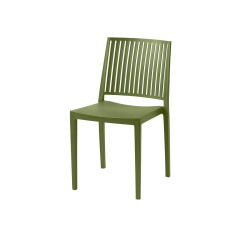 Café Chair GOMERA STRIPES olio verde