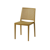 Café Chair GOMERA STRIPES amber dune
