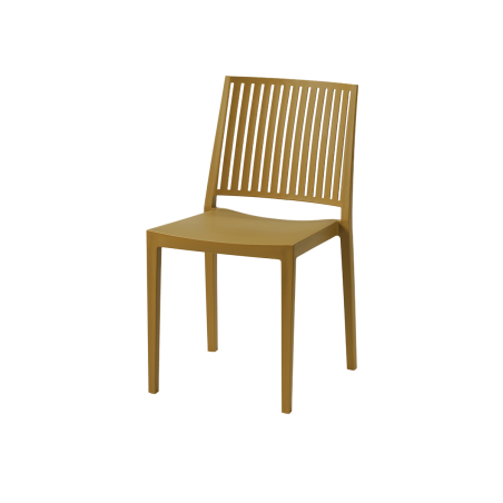 Café Chair GOMERA STRIPES amber dune