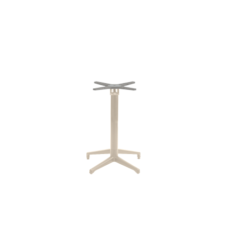 Cafe Table Base X-Type Creamy