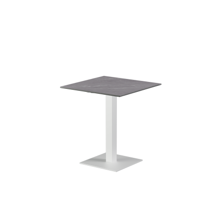Beer Garden Table ALFA S white sintered stone tabletop