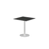 Beer Garden Table ALFA R white sintered stone tabletop