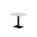 Beer Garden Table ALFA 40x55 black sintered stone tabletop