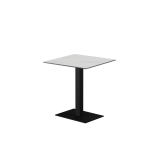 Beer Garden Table ALFA 40x55 black sintered stone tabletop