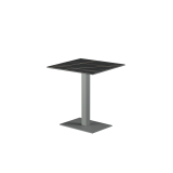 Beer Garden Table ALFA 40x55 grey sintered stone tabletop