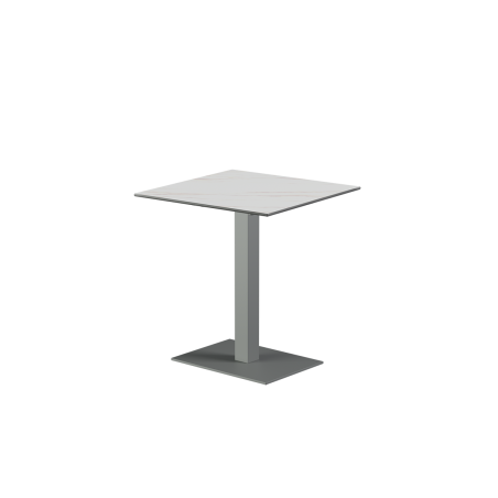 Beer Garden Table ALFA 40x55 grey sintered stone tabletop
