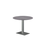 Beer Garden Table ALFA 40x55 grey sintered stone tabletop