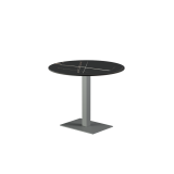 Beer Garden Table ALFA 40x55 grey sintered stone tabletop