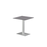 Beer Garden Table ALFA 40x55 white sintered stone tabletop