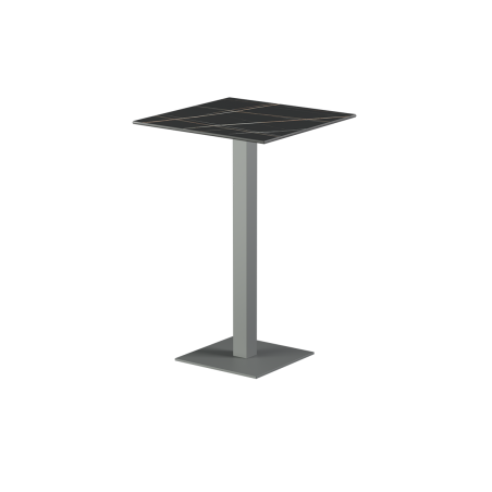 Beer Garden Table ALFA Bar grey sintered stone tabletop