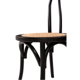 Wooden wedding chair MONET WOOD RT black