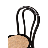 Wooden wedding chair MONET WOOD RT black