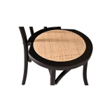 Wooden wedding chair MONET WOOD RT black