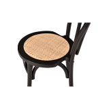 Wooden wedding chair MONET WOOD RT black