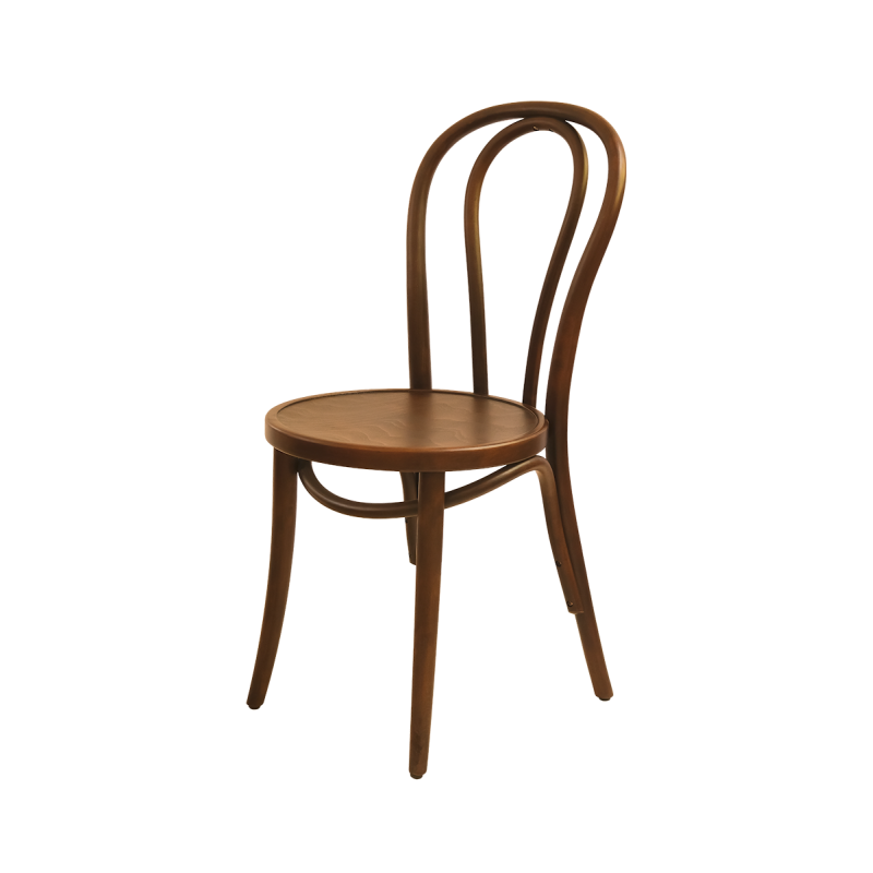 Wooden Restaurant Chair MONET 18 Walnut