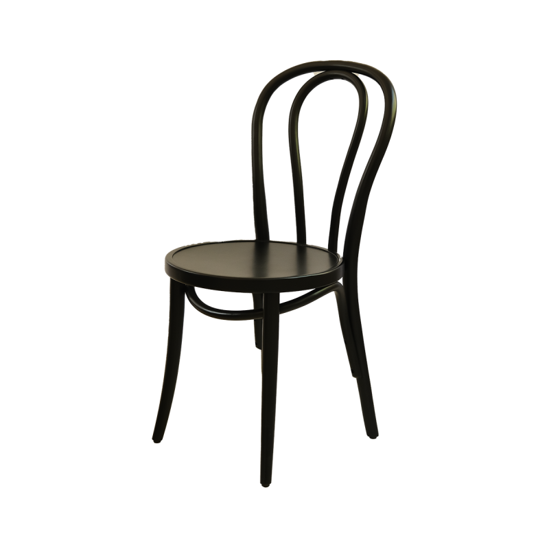 Wooden Restaurant Chair MONET 18 Black