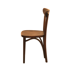 Wooden Restaurant Chair BOOMERANG Walnut