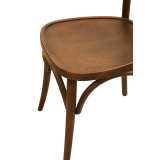 Wooden Restaurant Chair BOOMERANG Walnut