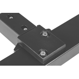 Conference table MODUS anthracite 200x100 cm