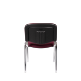 Conference chair ISO 24H CR T0033 burgundy eco-leather
