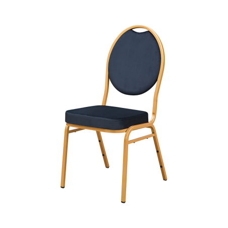 Banquet Chair HERMAN MODERN black velvet