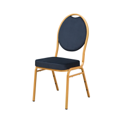 Banquet Chair HERMAN MODERN black velvet