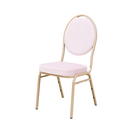 Banquet Chair HERMAN MODERN pink velvet