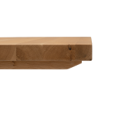 Oak-top table ALFA R Black