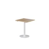 Wooden Top Table ALFA R White