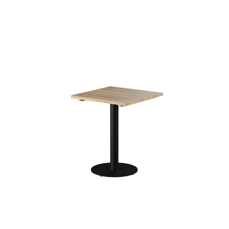 Wooden Top Table ALFA R Black