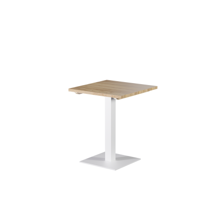 Wooden Top Table ALFA S White