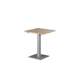 Wooden Top Table ALFA S Grey