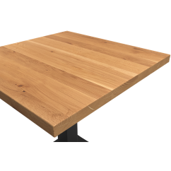 Oak-top table ALFA S Black