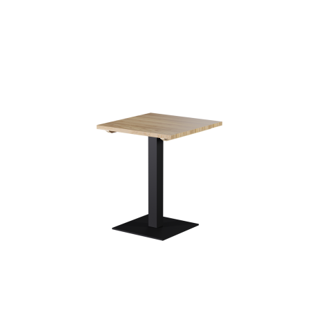 Wooden Top Table ALFA S black