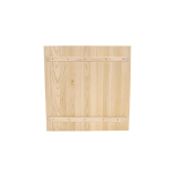 Wooden Top Table ALFA S black