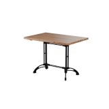 Oak-top table RUSTICAL DUO