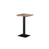 Oak-top table ALFA BAR Black
