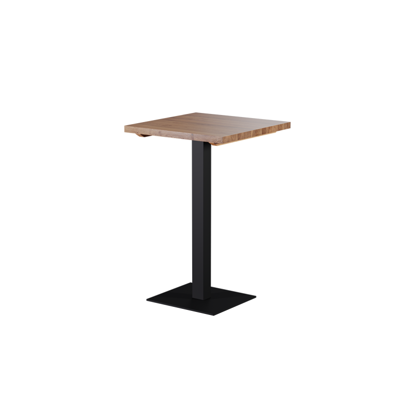 Oak-top table ALFA BAR Black