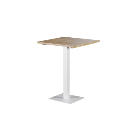 Wooden Top Table ALFA BAR White
