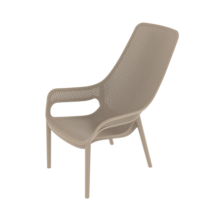 Beer garden chair AERO LUNGO Beige