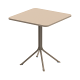 Beer Garden Table PRATO 70x70 Beige