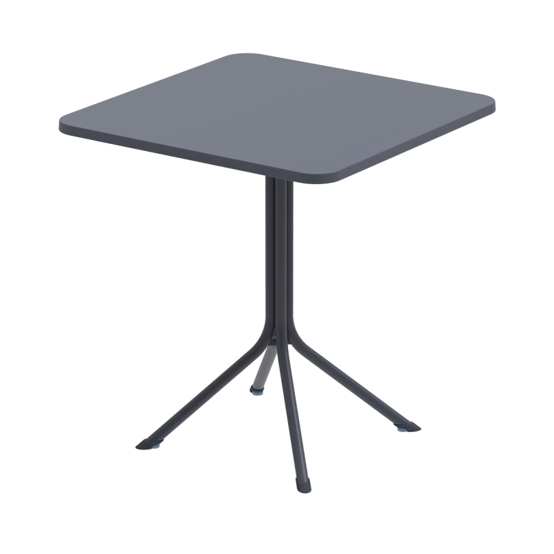 Beer Garden Table PRATO 70x70 Dark Grey