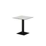 Beer Garden Table ALFA S black sintered stone tabletop