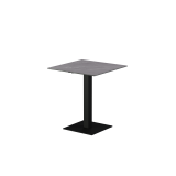 Beer Garden Table ALFA S black sintered stone tabletop