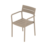 Beer Garden Chair CAPRI ARM Beige