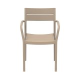 Beer Garden Chair CAPRI ARM Beige