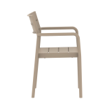 Beer Garden Chair CAPRI ARM Beige