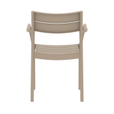 Beer Garden Chair CAPRI ARM Beige