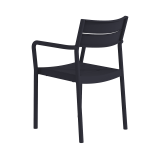 Beer Garden Chair CAPRI ARM Black