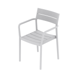 Beer Garden Chair CAPRI ARM Ash Grey